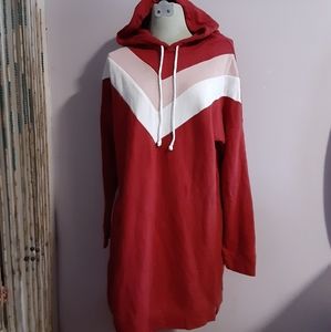 Flirtitude Activewear Size Large Hoodie Dress
